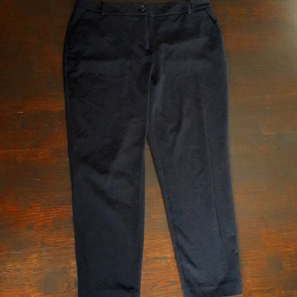 11/12 regular cropped Navy pant